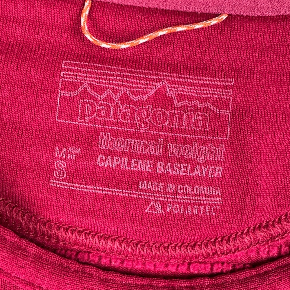 Patagonia Capilene Thermal Weight Baselayer Top Pink Polartec Womens Small S‎ - Picture 6 of 9